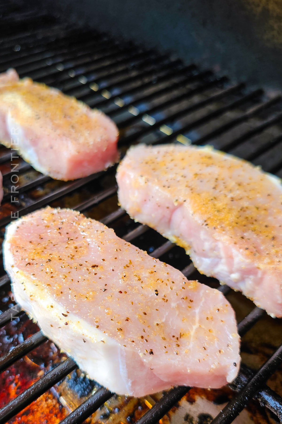 pork on the smoker