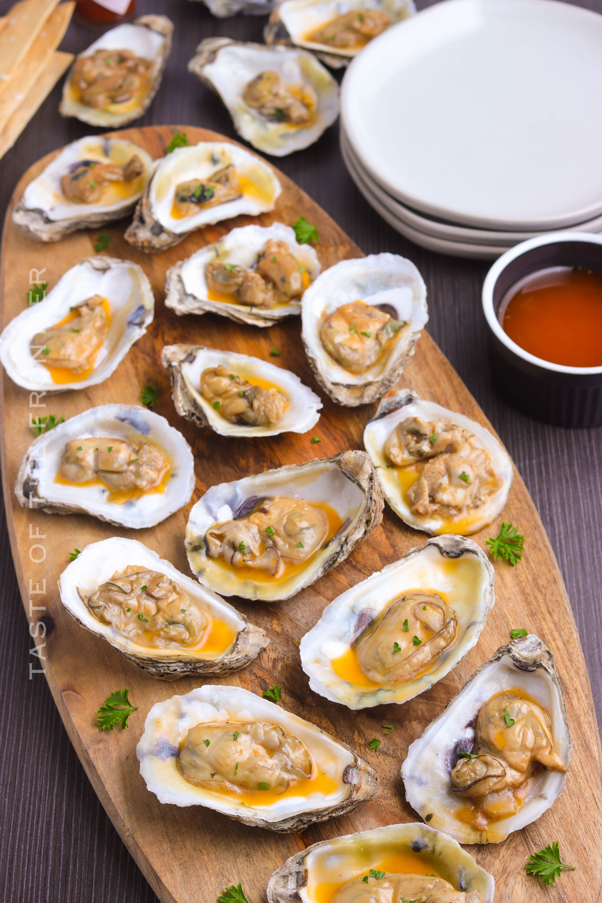 garlic butter oyster recipe