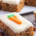 Carrot Cake Bars with Cream Cheese Frosting