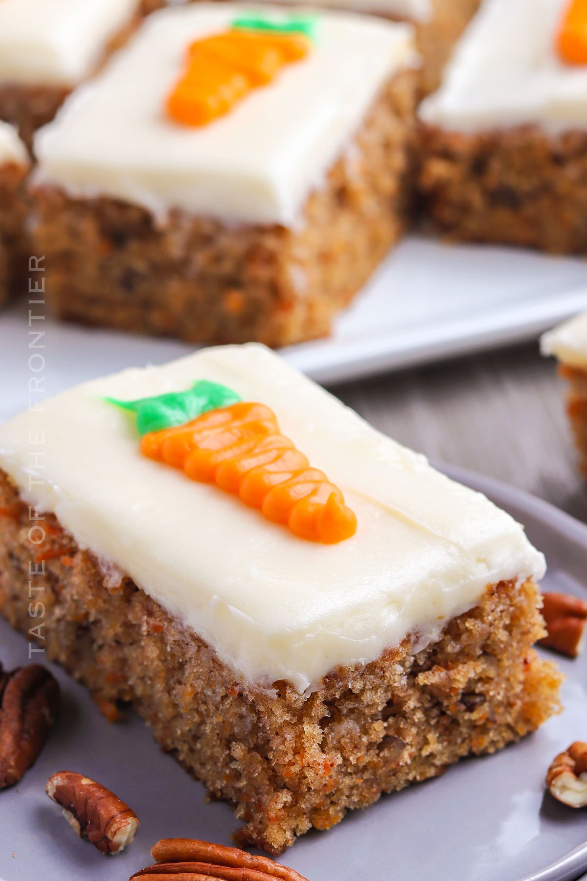 Carrot Cake Bars with Cream Cheese Frosting