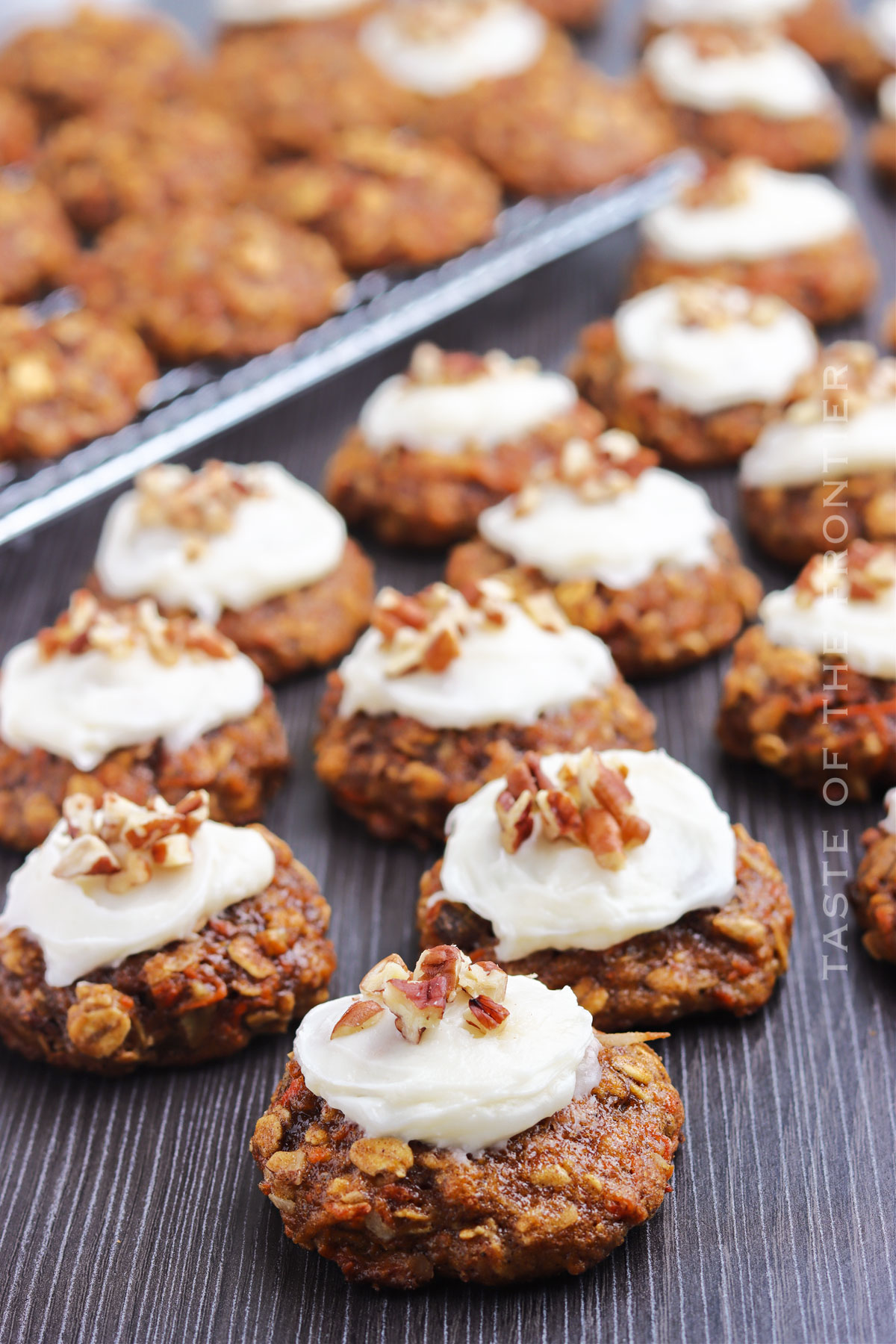 frosted holiday cookies