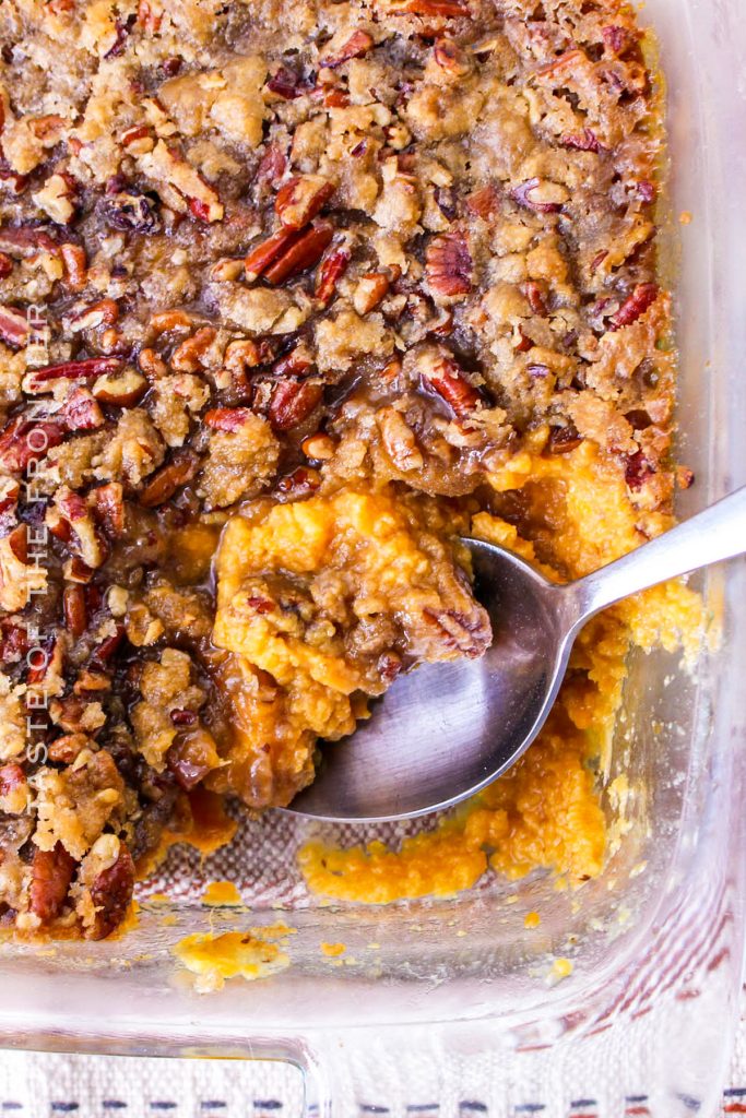 Sweet Potato Casserole with Canned Yams - Taste of the Frontier