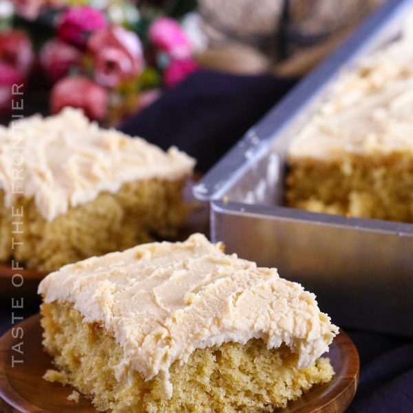 Butterscotch Cake - Taste of the Frontier