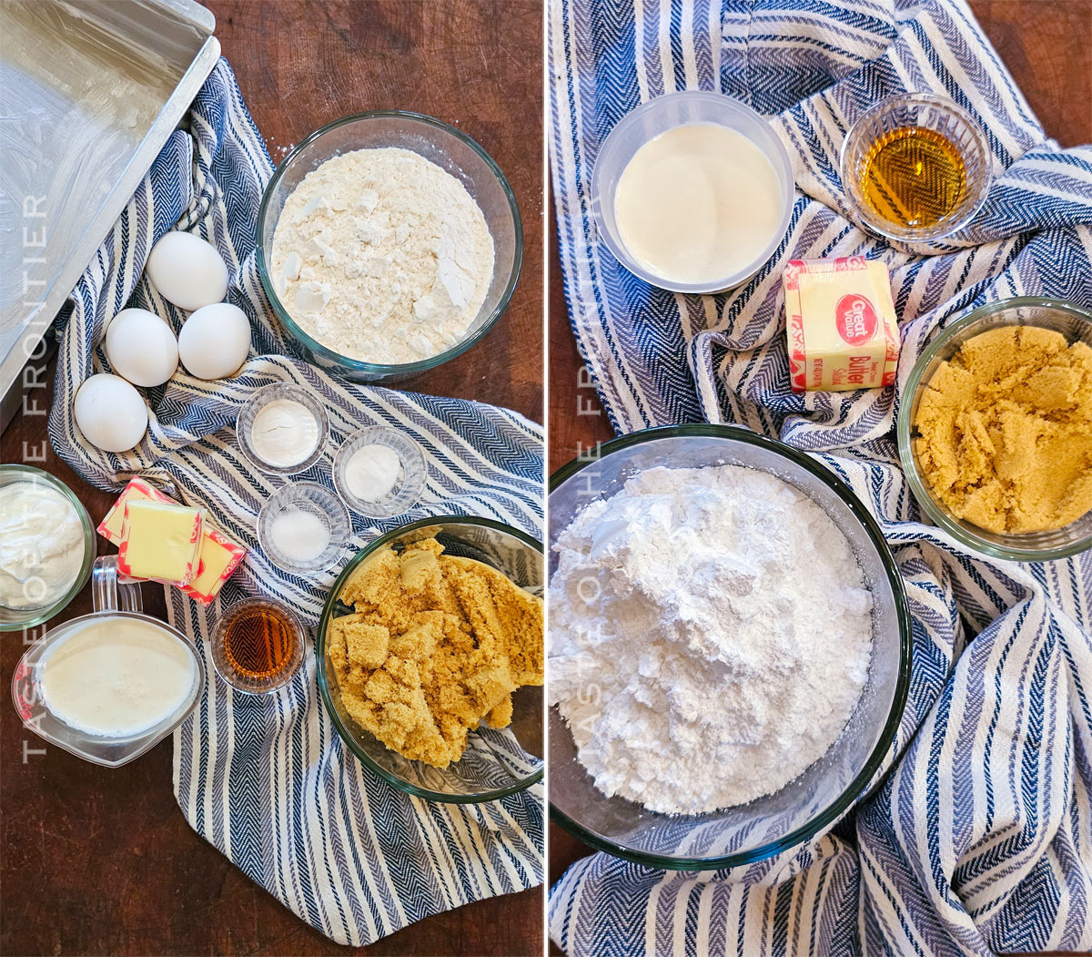 Butterscotch Cake ingredients