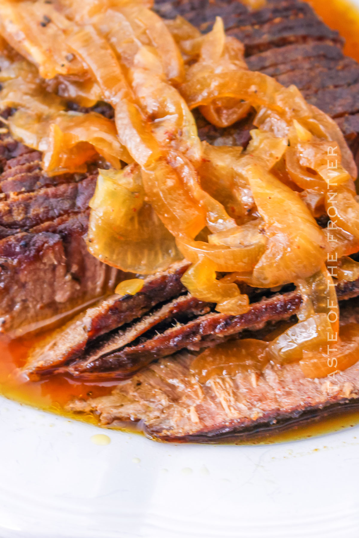 how to make Slow Cooked Flank Steak