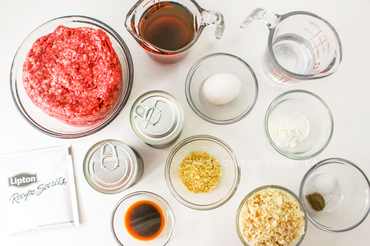 Crock Pot Cubed Steak ingredients