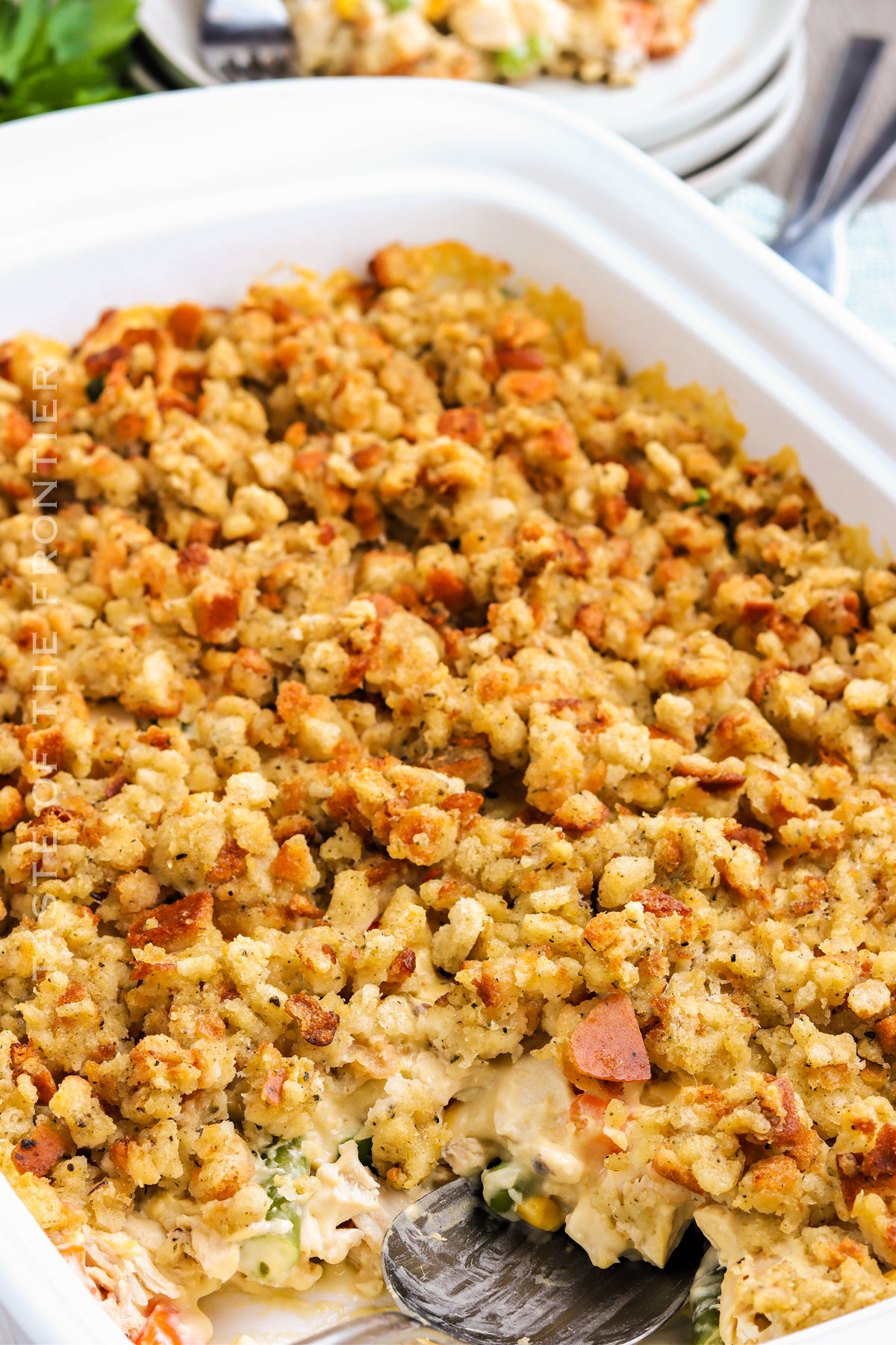 Chicken Stuffing Casserole