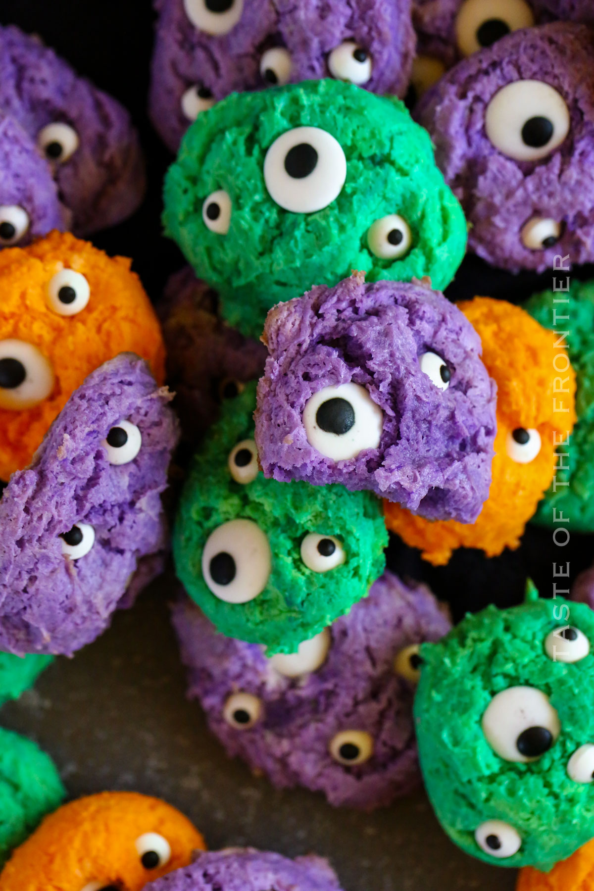 colorful cookies for Halloween
