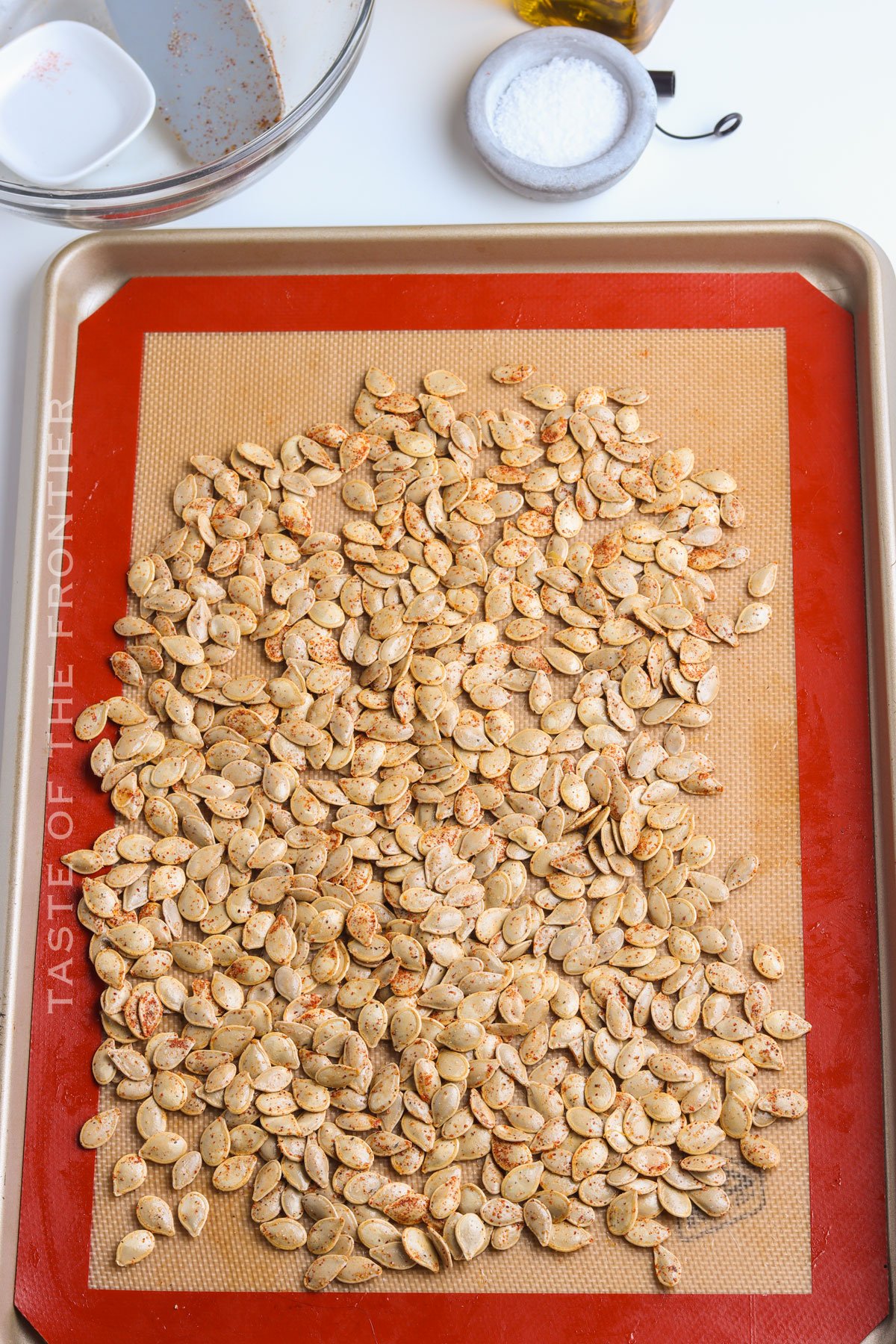 making Roasted Pumpkin Seeds