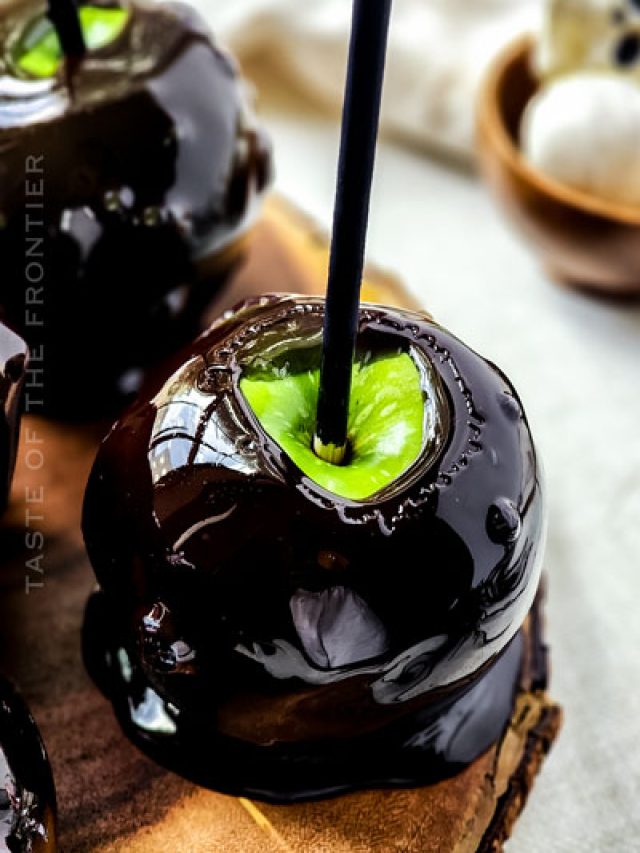 Easy Black Candy Apples Recipe