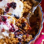 Apple and Blueberry Crumble