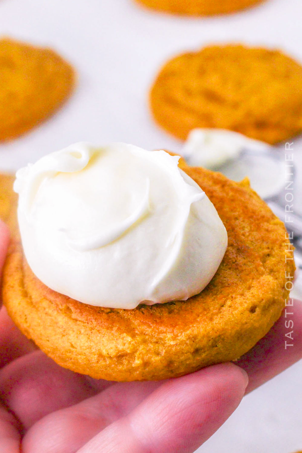 Pumpkin cookies with filling