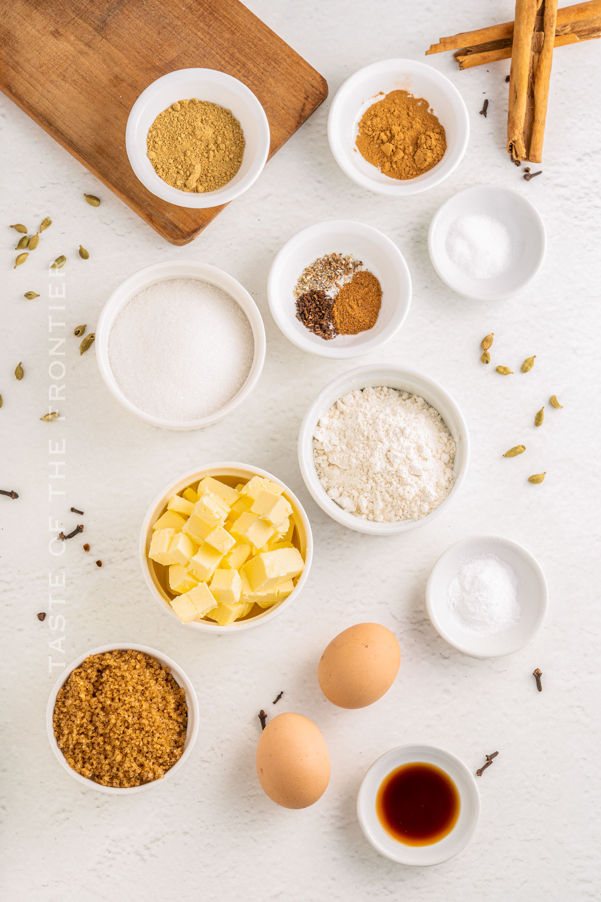 Chai Tea Cookie ingredients