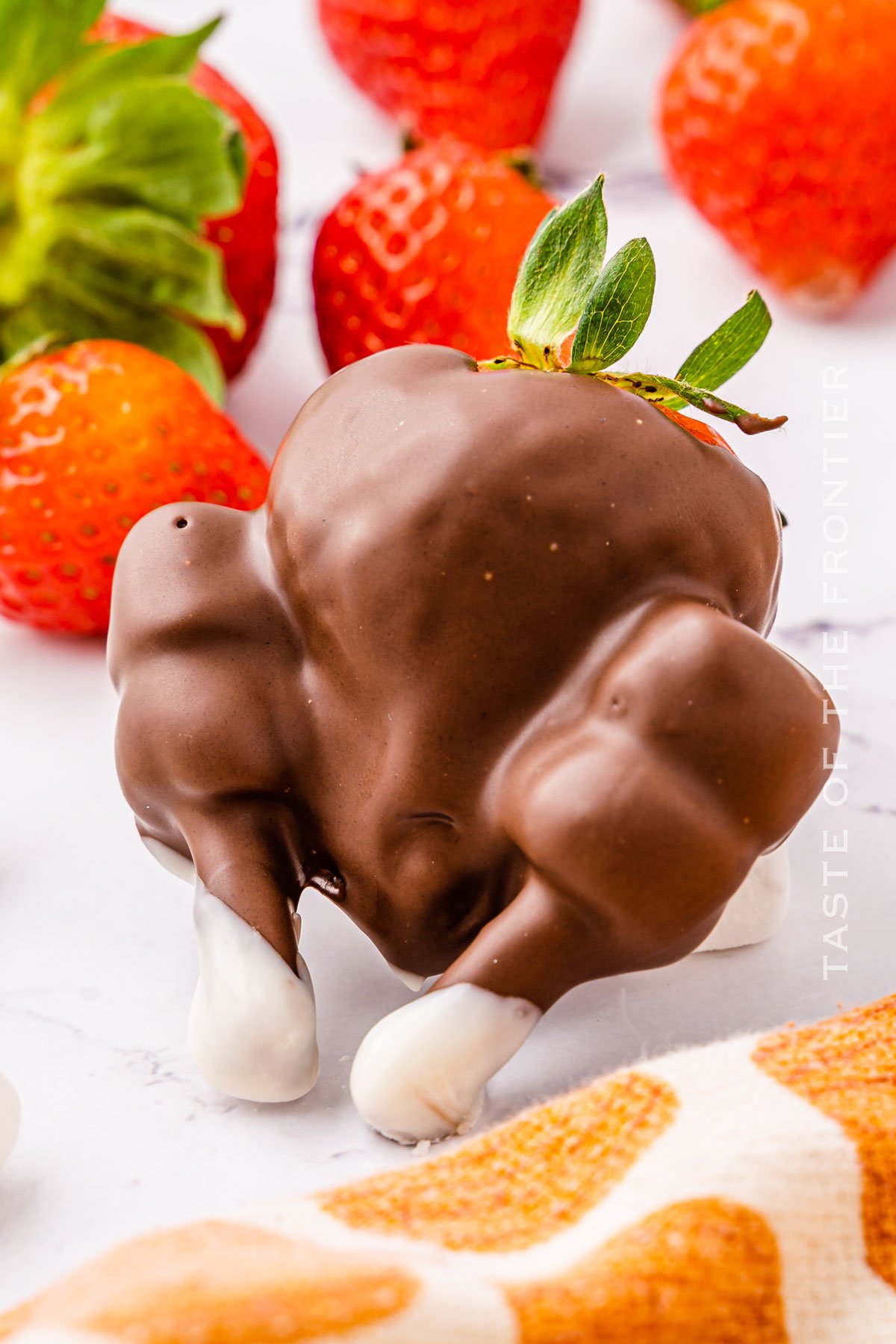 Chocolate Covered Strawberry Turkeys - Taste of the Frontier