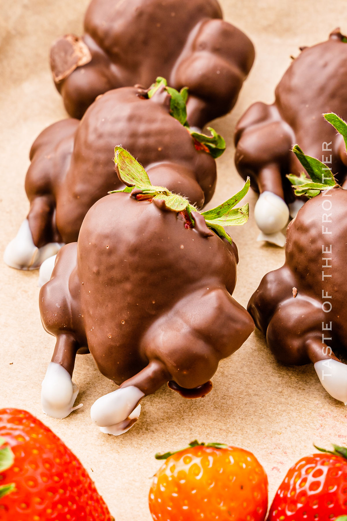 Chocolate Covered Strawberry Turkeys - Taste of the Frontier