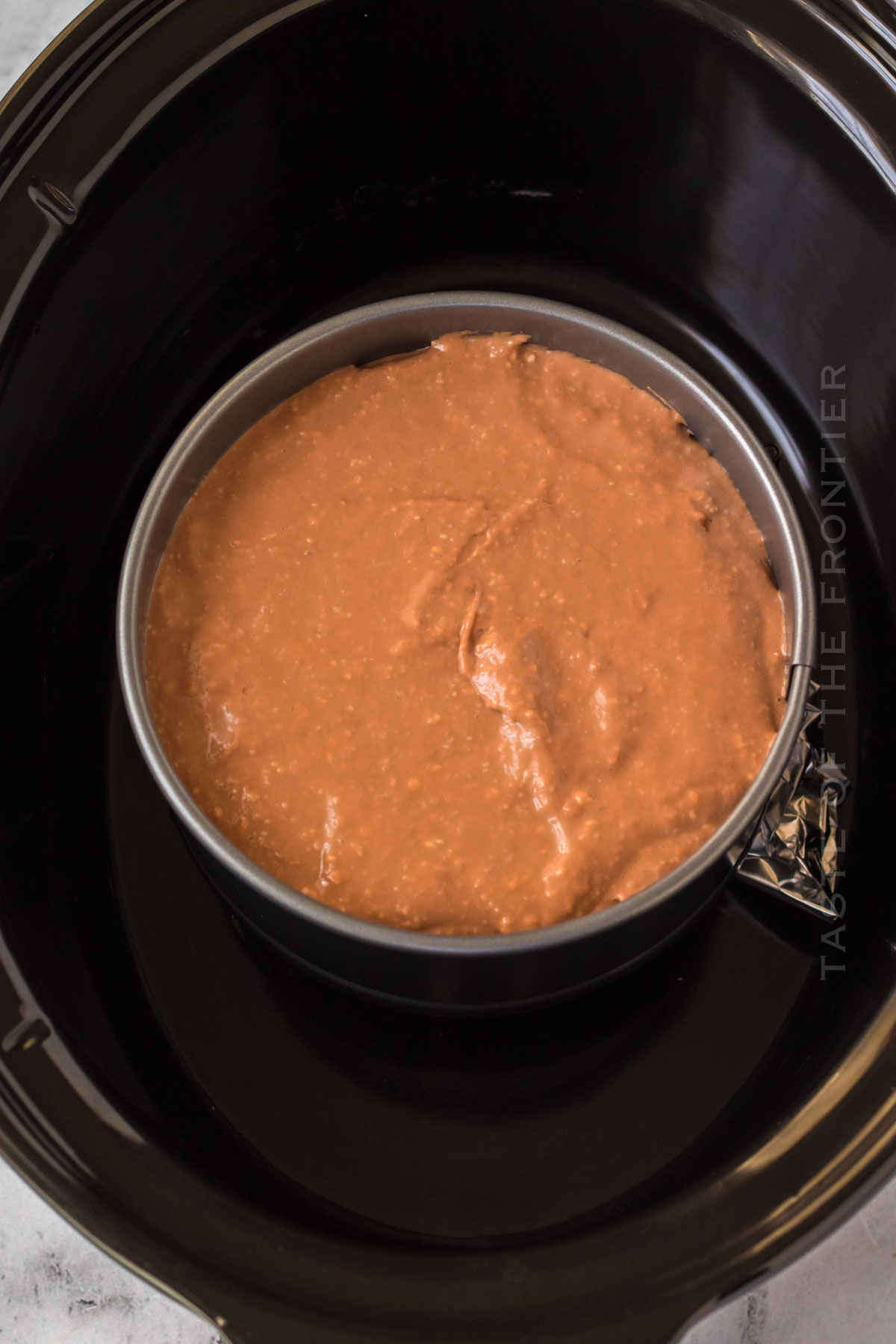 how to make Hot Chocolate Cheesecake