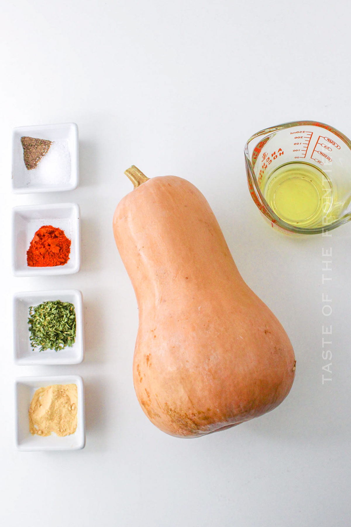 Air Fryer Butternut Squash ingredients