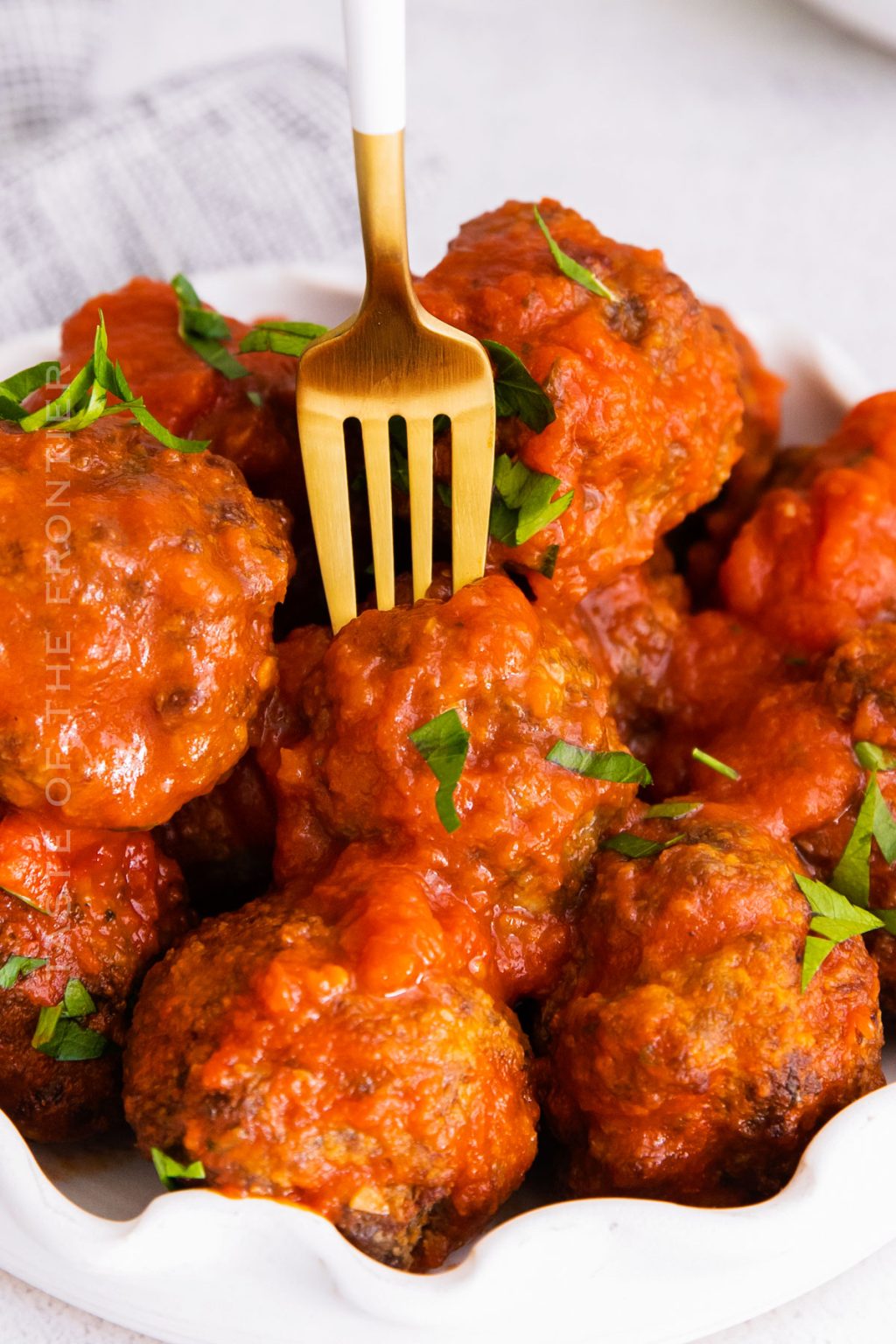 Air Fryer Garlic Parmesan Meatballs Taste of the Frontier
