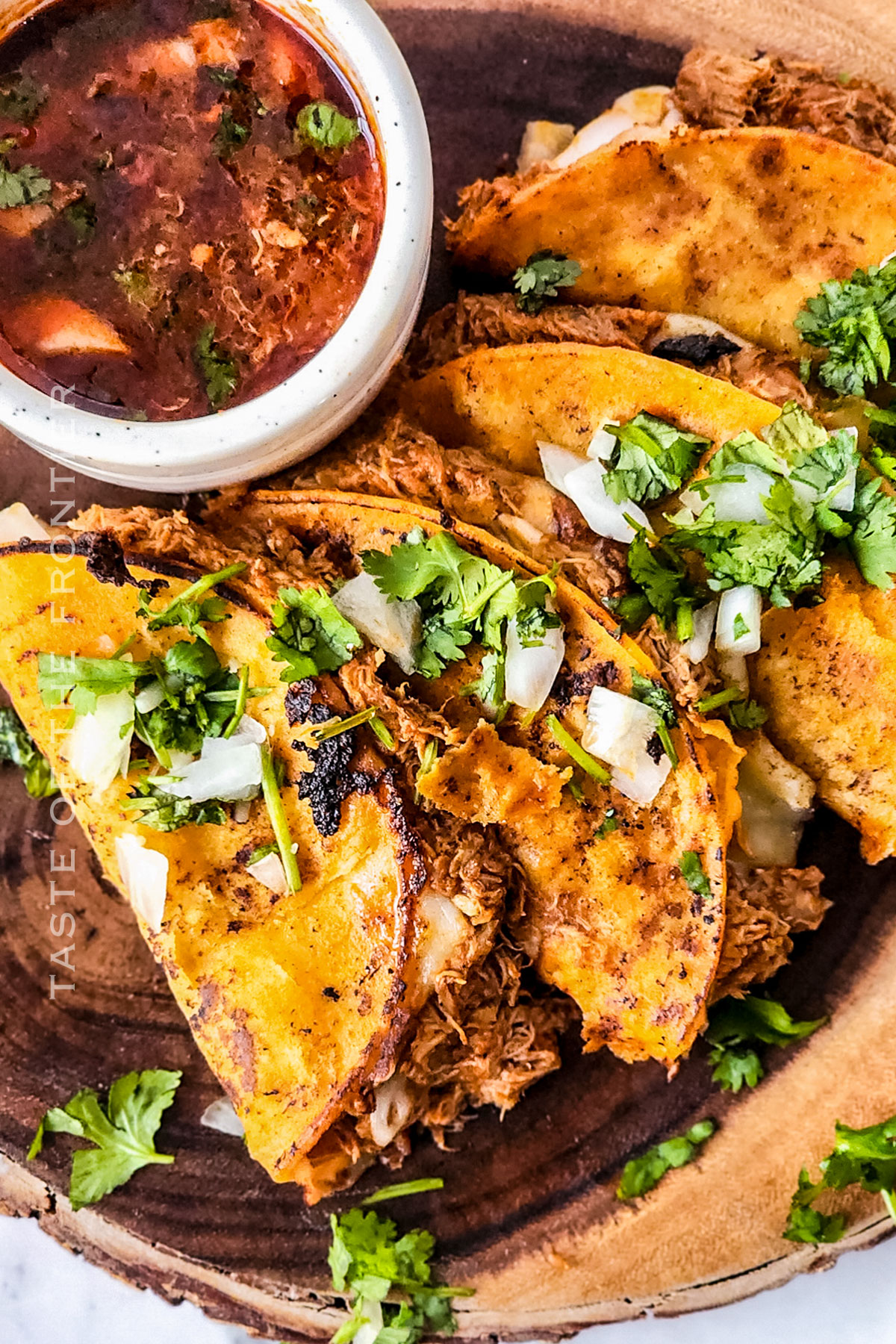 Chicken Birria Taco Dinner