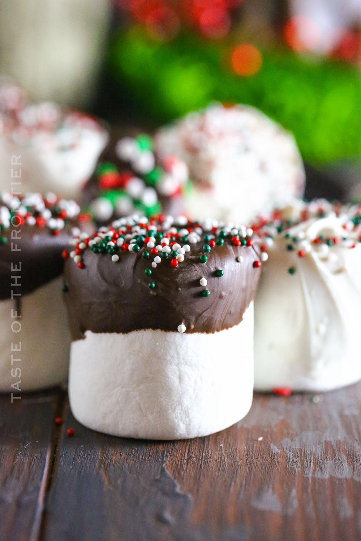 Chocolate Dipped Marshmallows Recipe