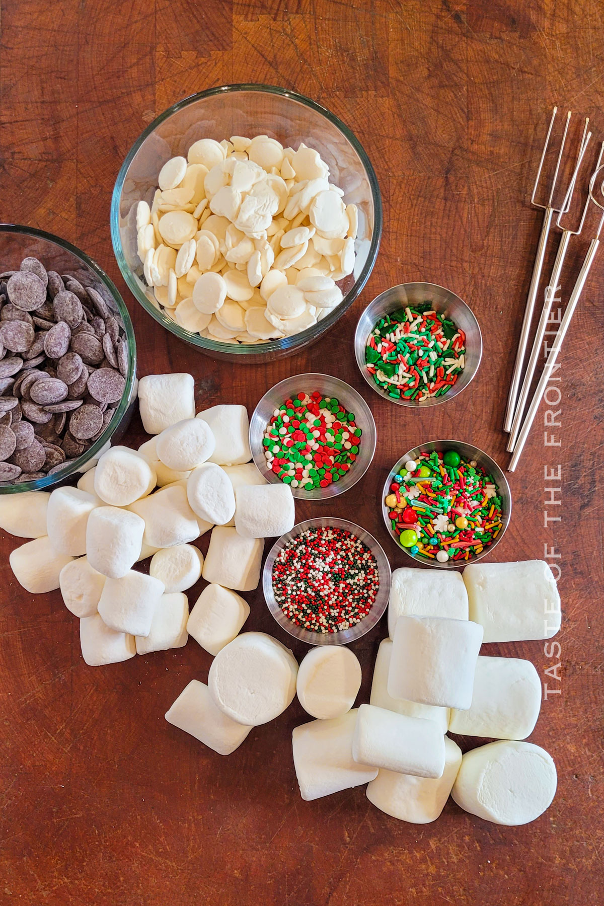 Chocolate Dipped Marshmallow ingredients