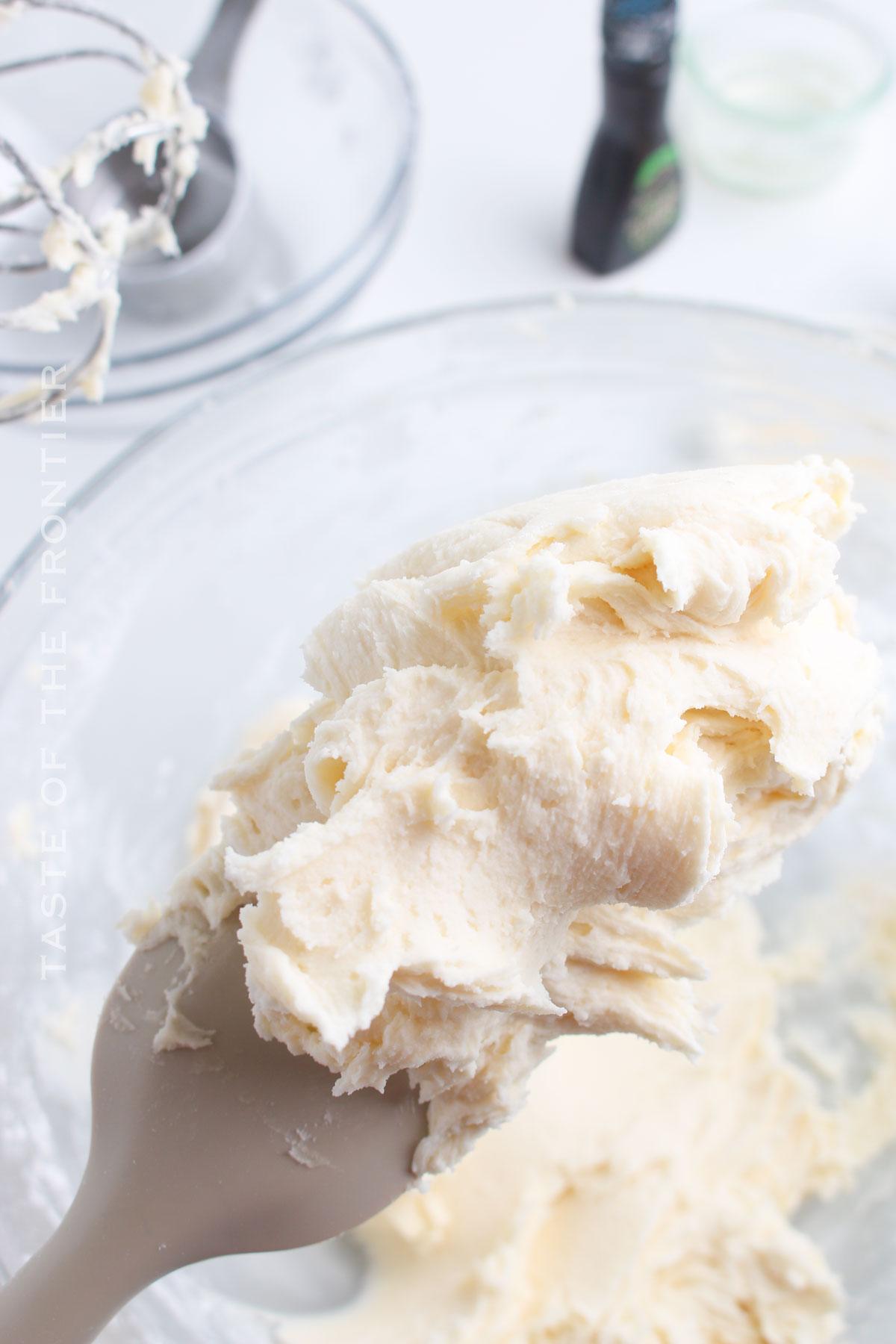 whipped butter with sugar