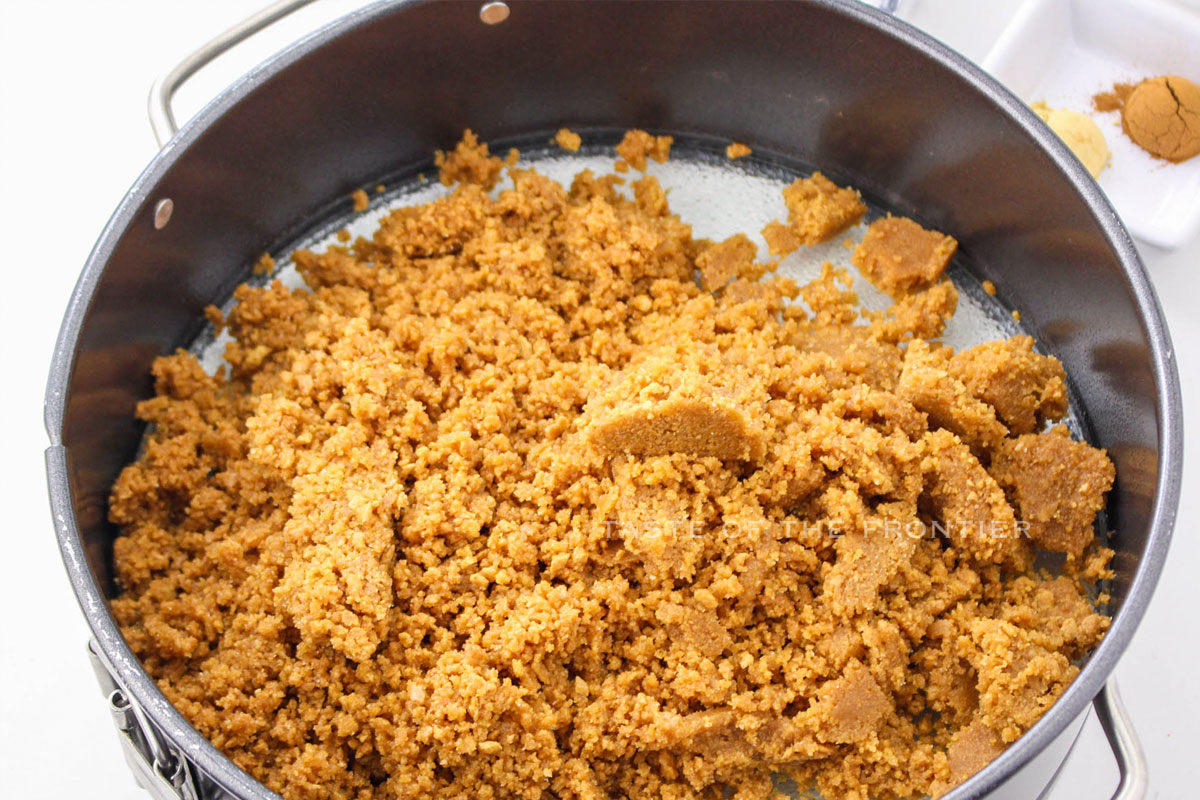 how to make gingersnap crust