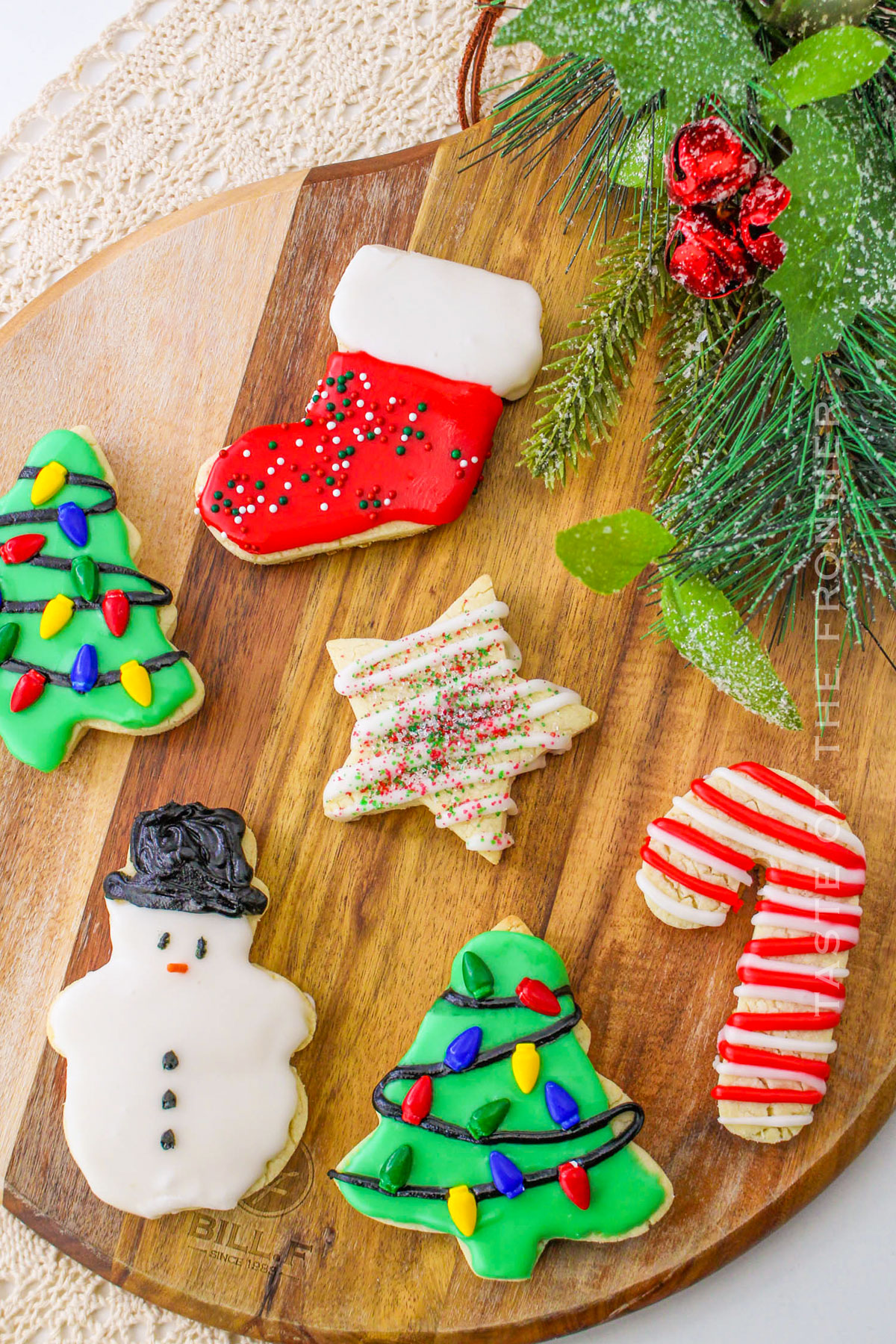 decorated holiday cookies