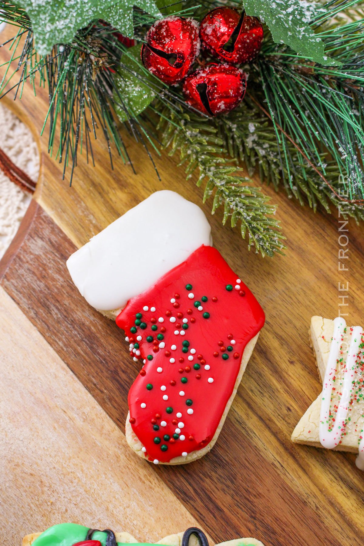 holiday cookies with icing