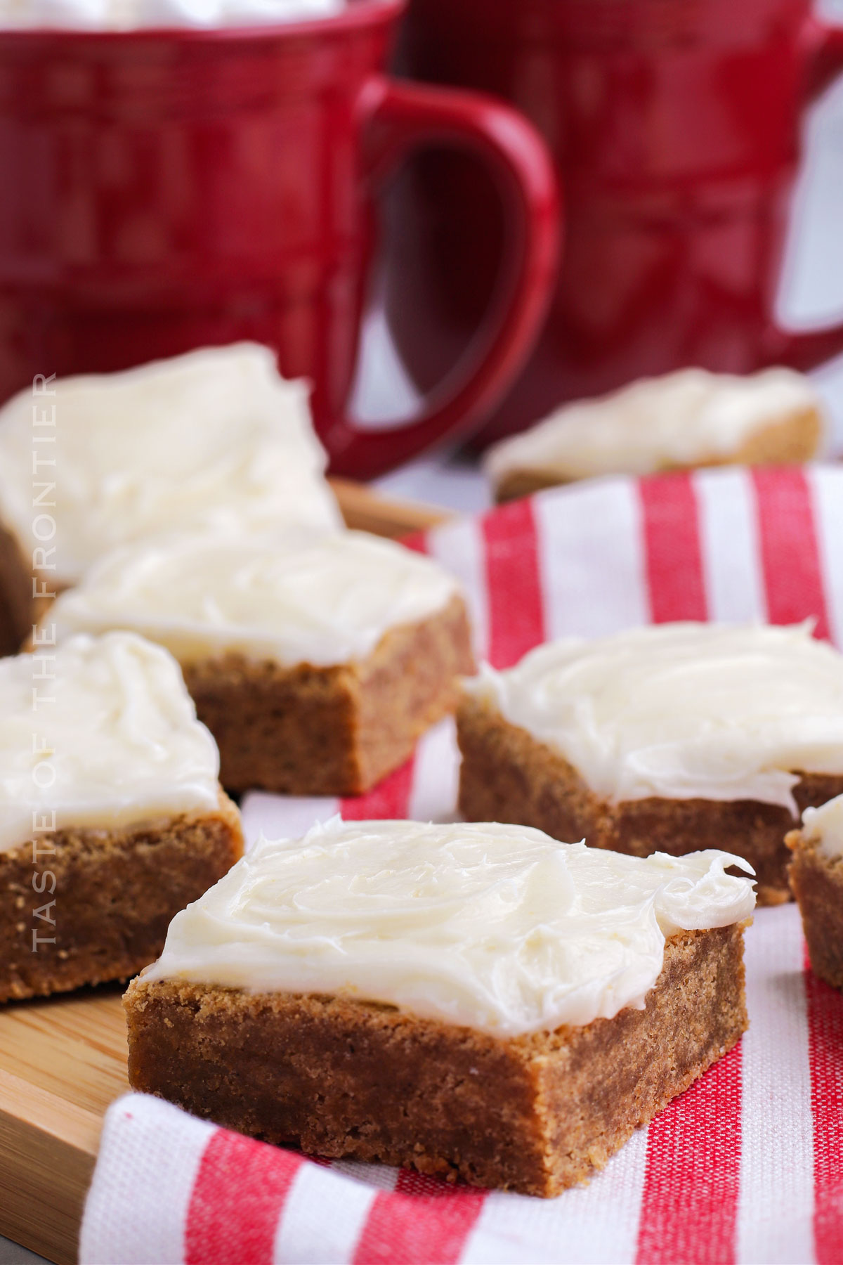 Gingerbread Blondies