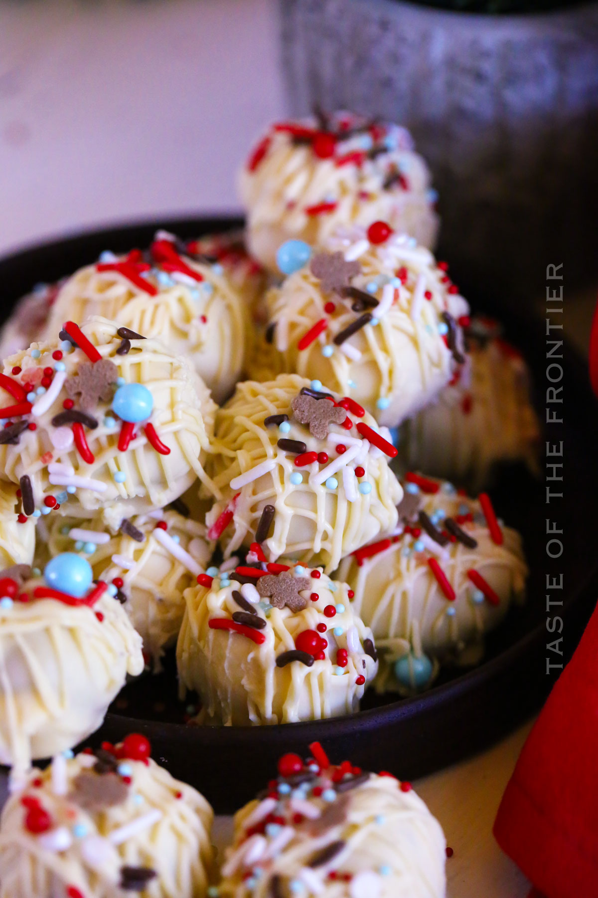 oreo balls for Christmas