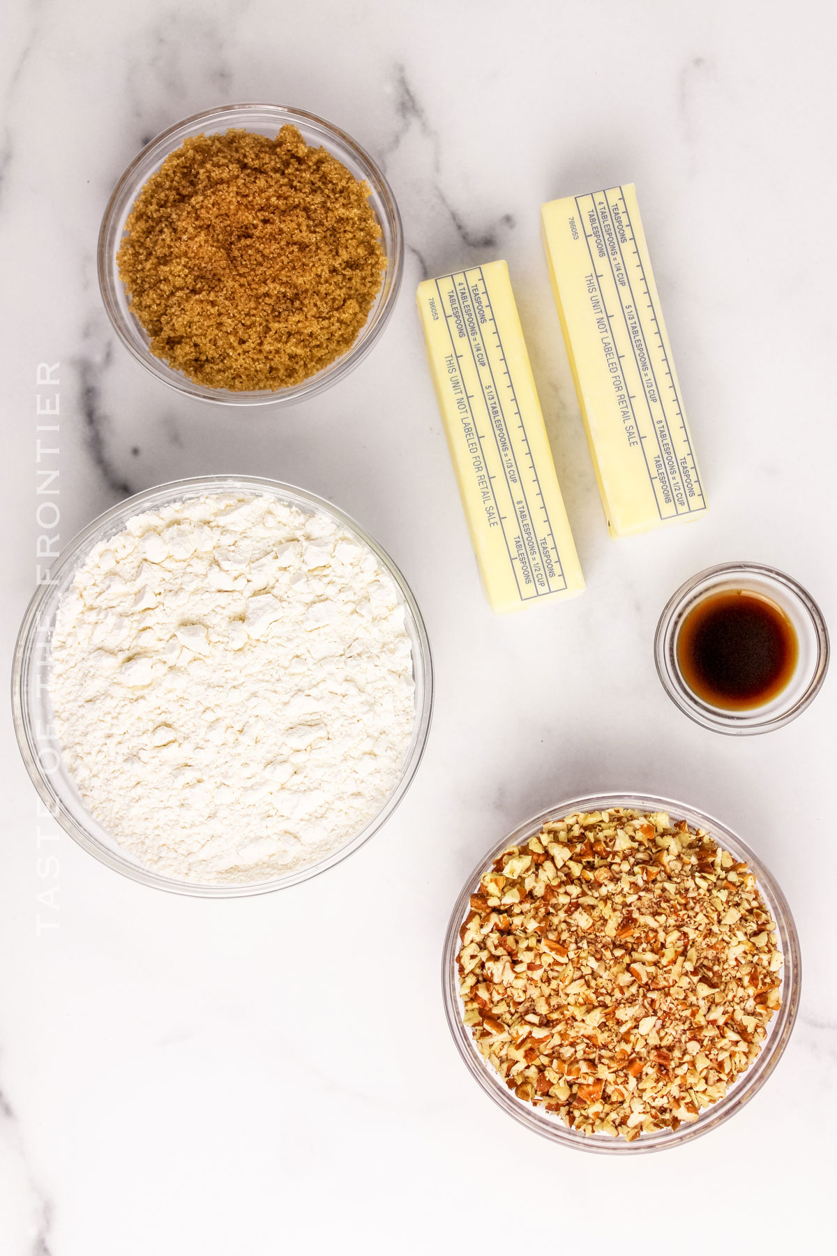 Pecan Sandies Cookie ingredients