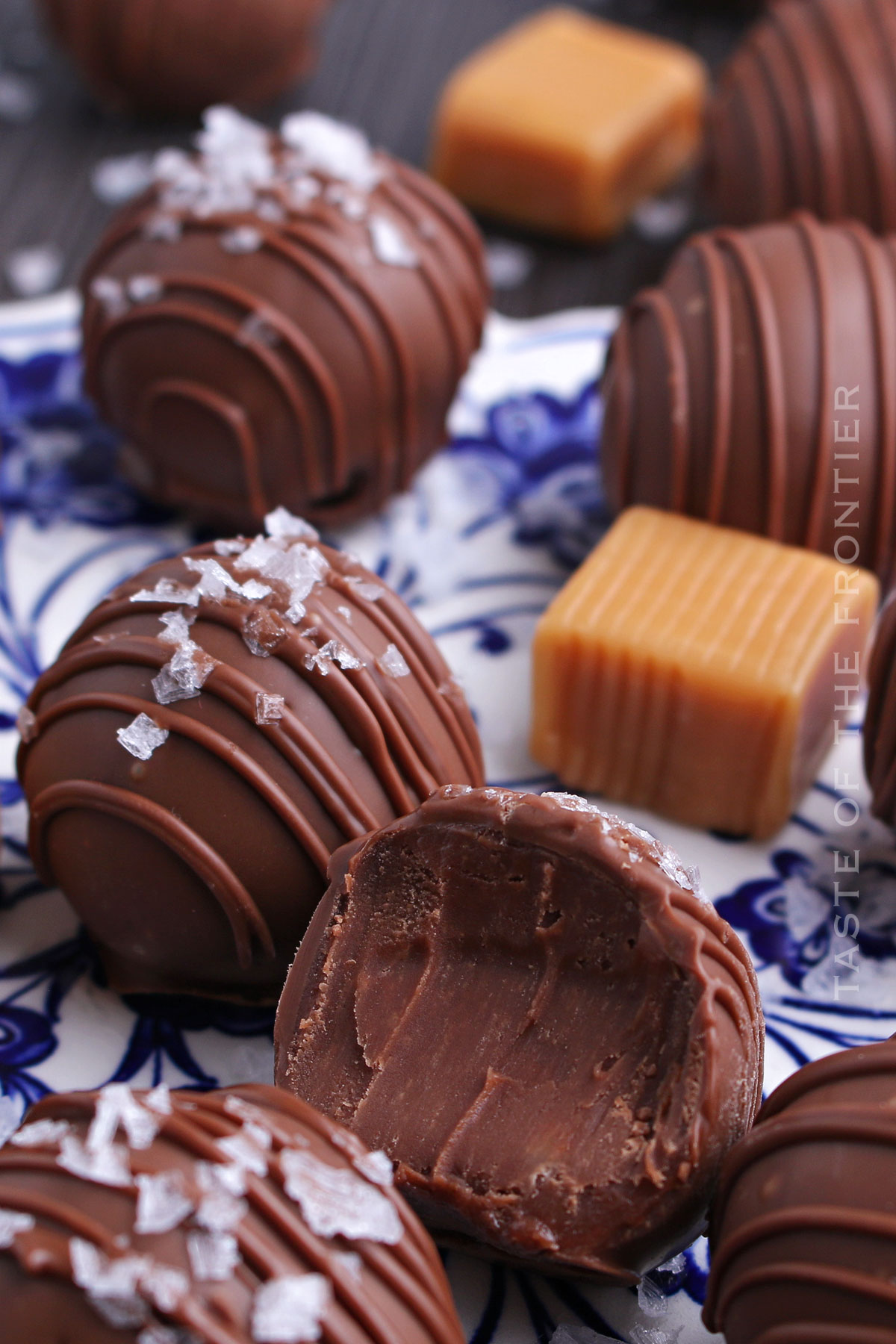 No-Bake Caramel Truffles