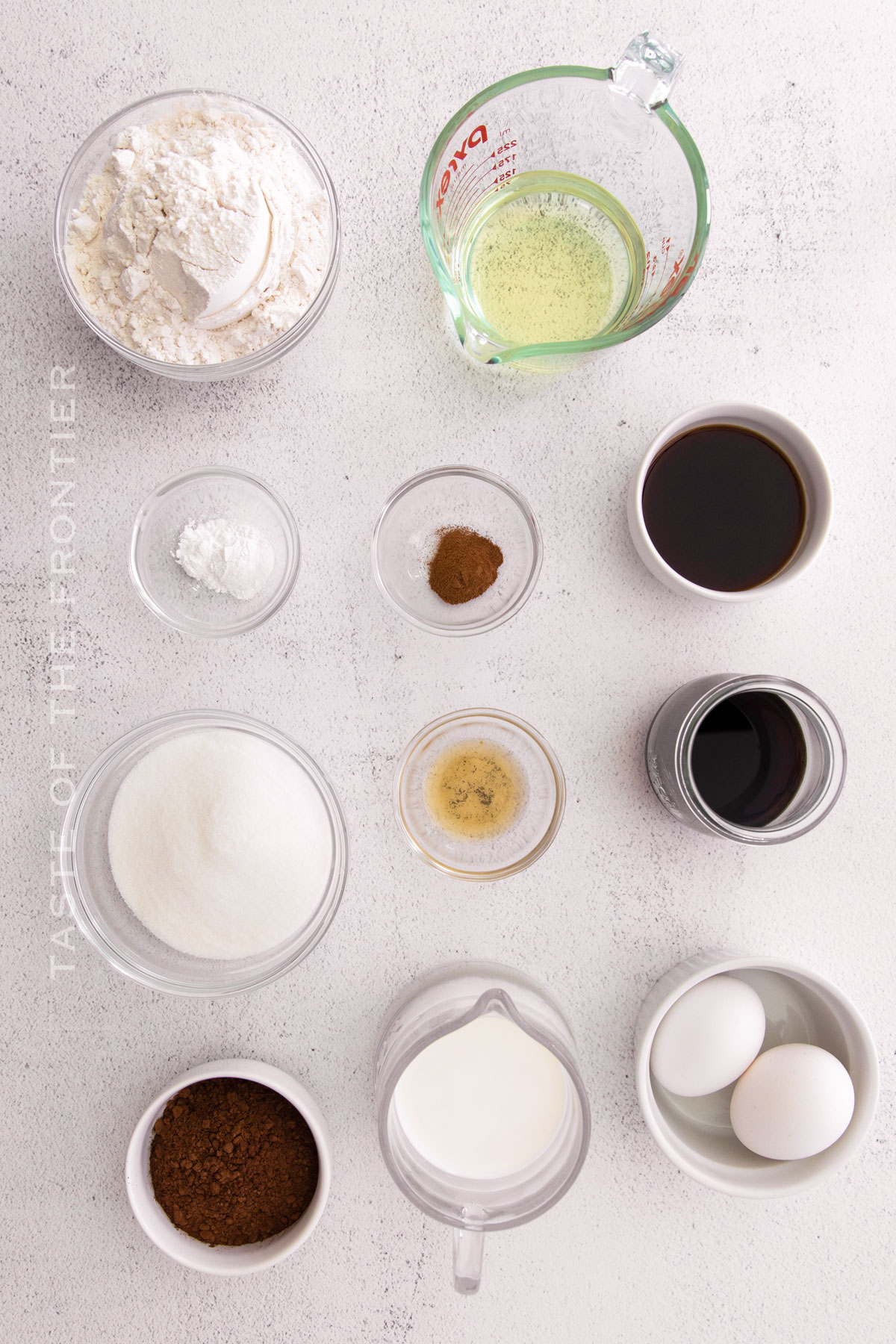 Tiramisu Cupcake ingredients