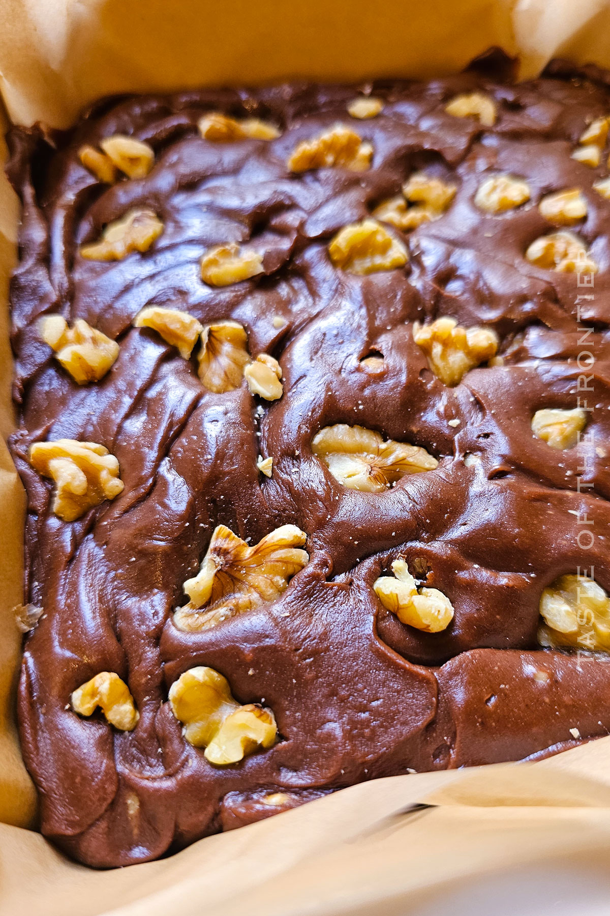 Velveeta Fudge with walnuts