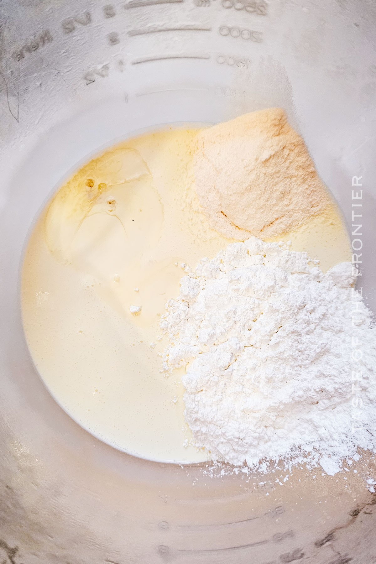 Whipped Cream Frosting ingredients