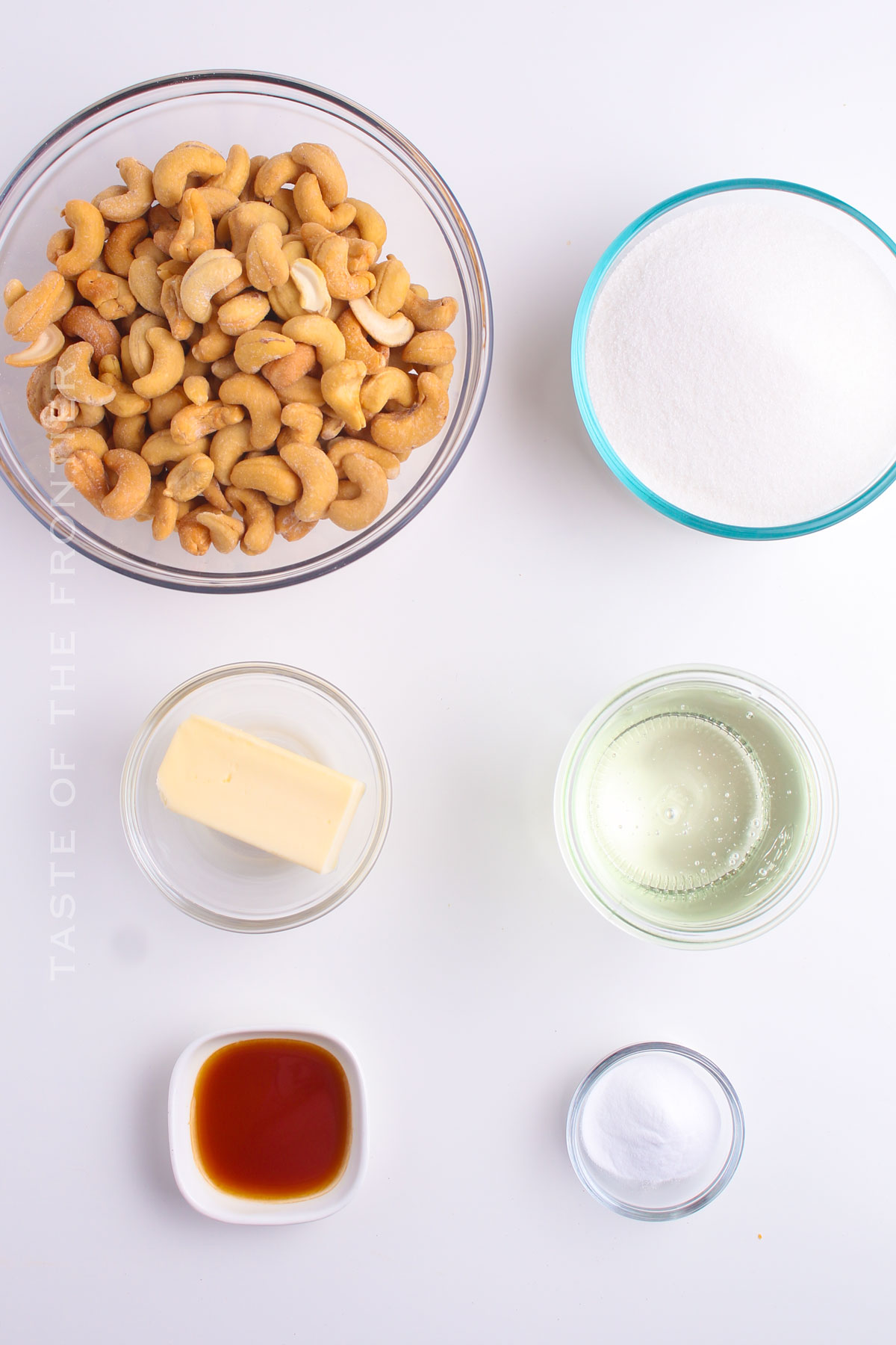 Cashew Brittle ingredients