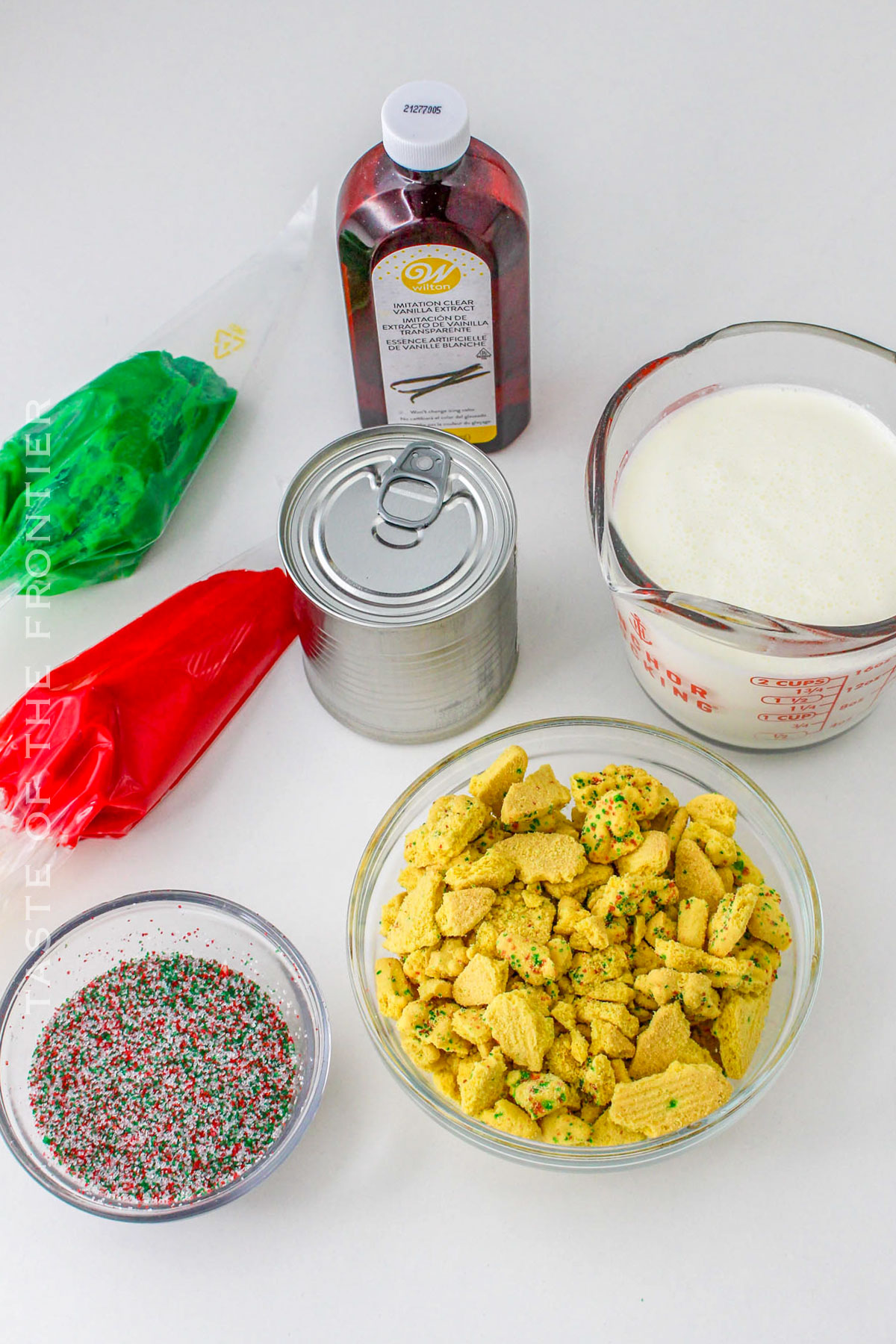 Christmas Cookie Ice Cream ingredients