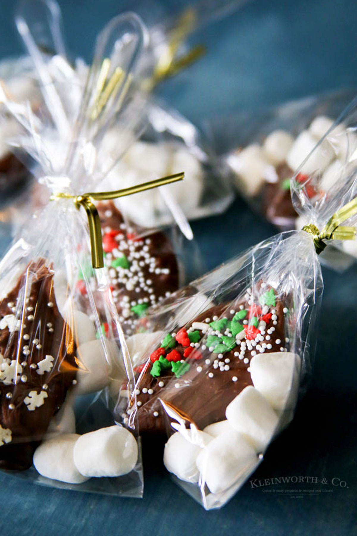 dipping spoons in chocolate