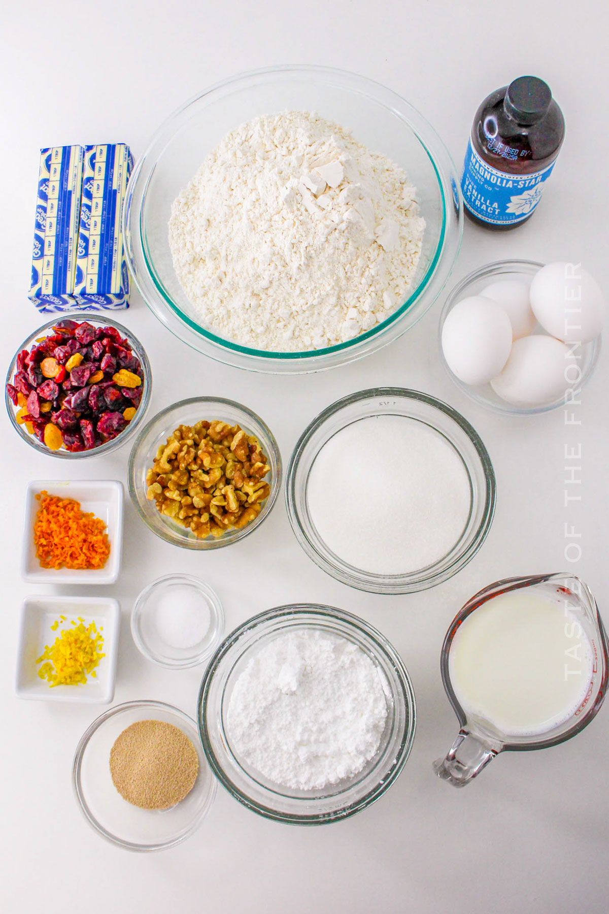 Italian Christmas Cake ingredients