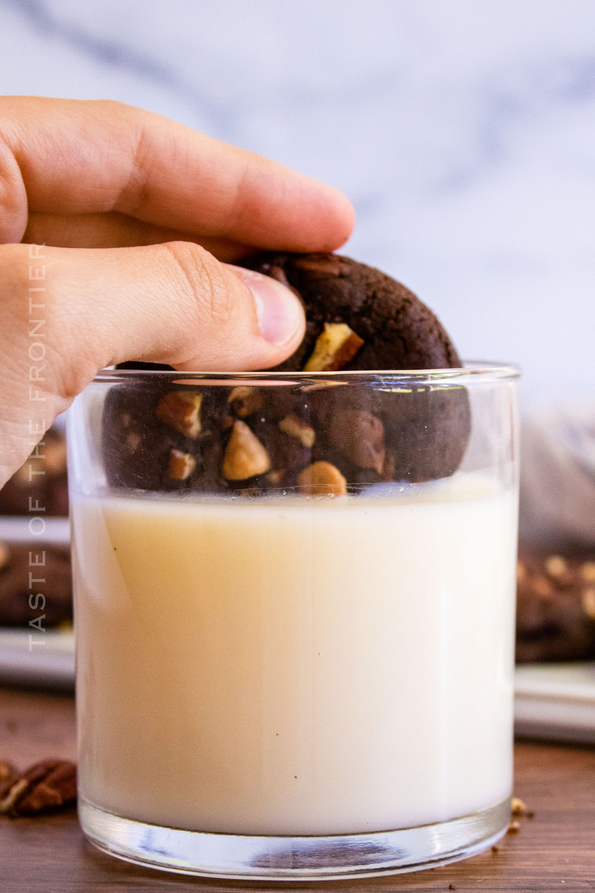 dunking cookies in milk