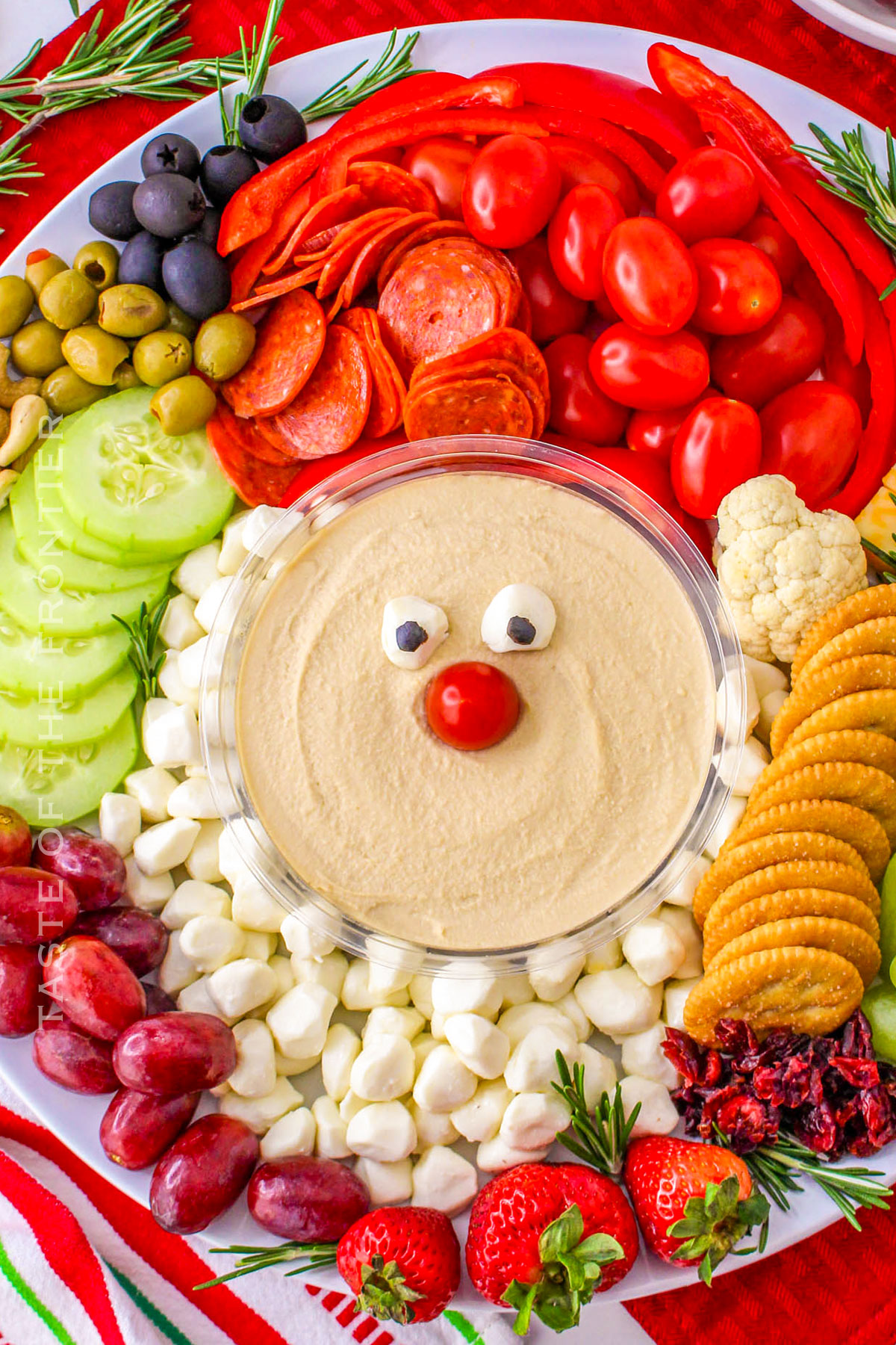 Christmas snack board