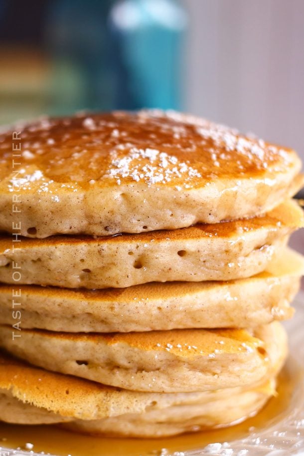 Eggnog Pancakes - Taste of the Frontier