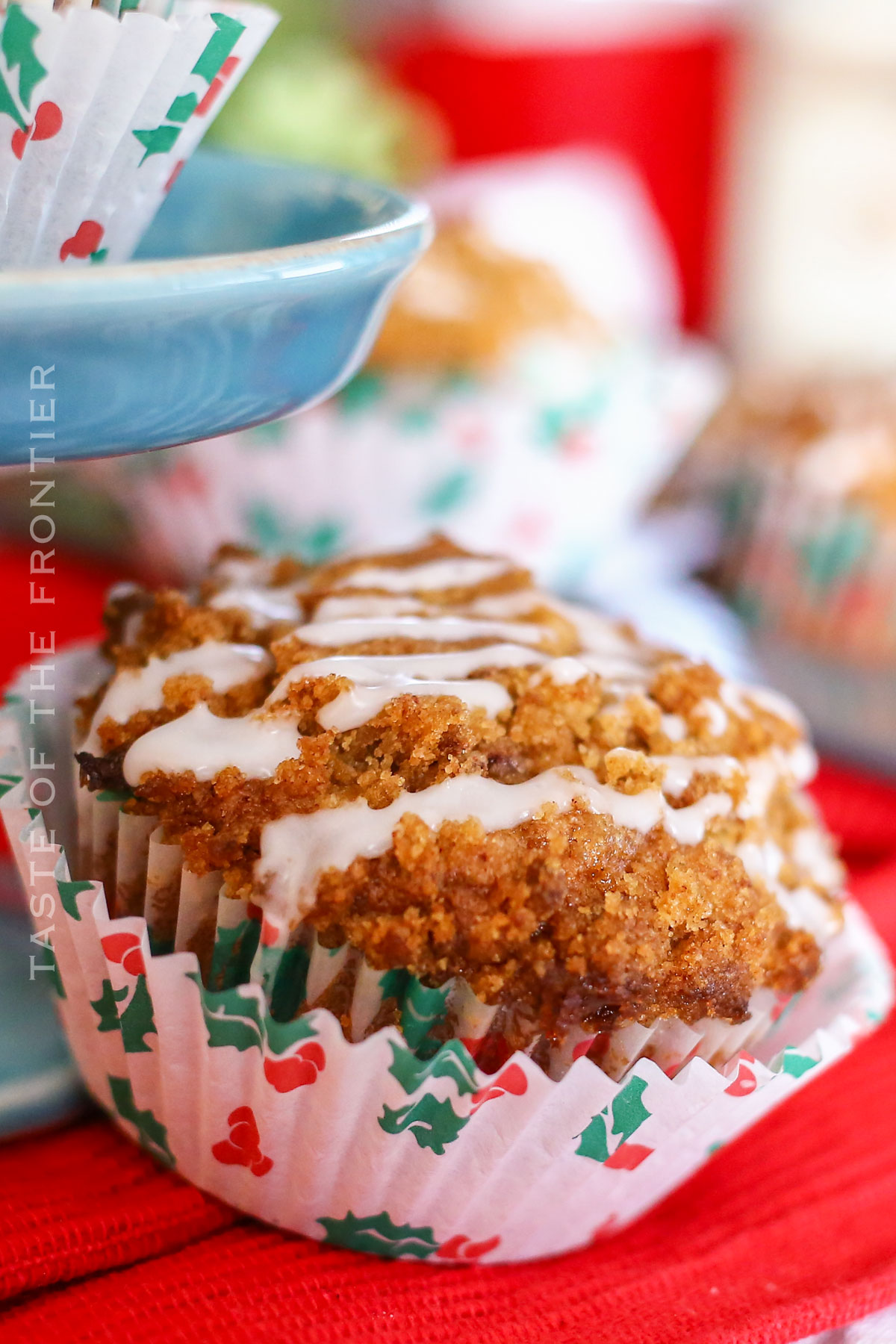 streusel topped muffins