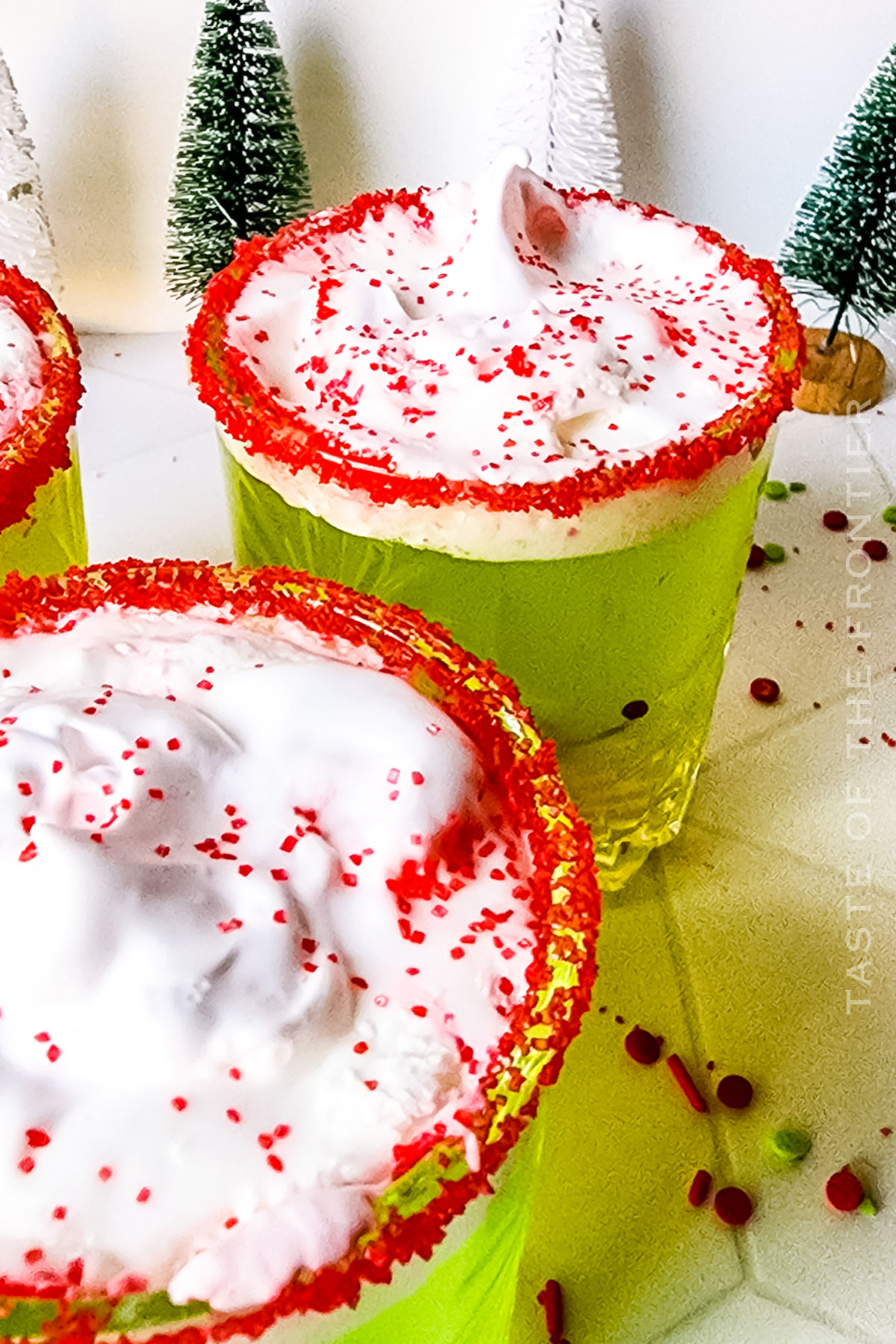 Non-alcoholic Grinch Punch