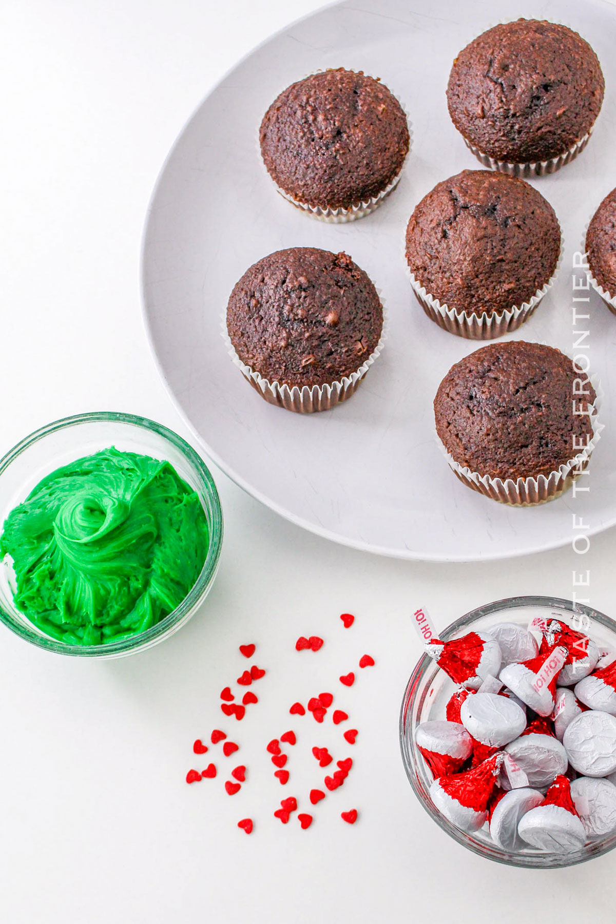 Grinch Cupcake ingredients