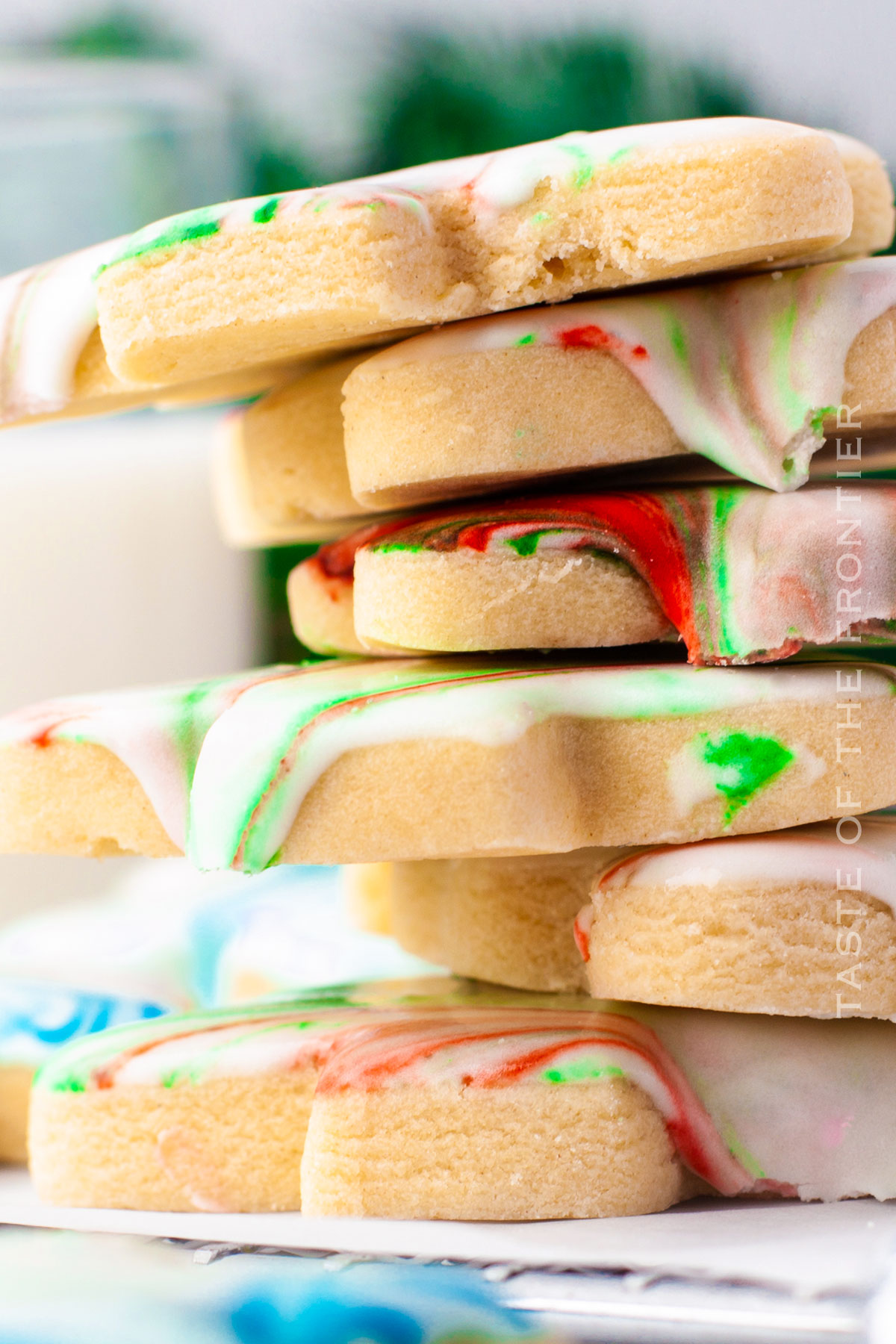 stack of sugar cookies