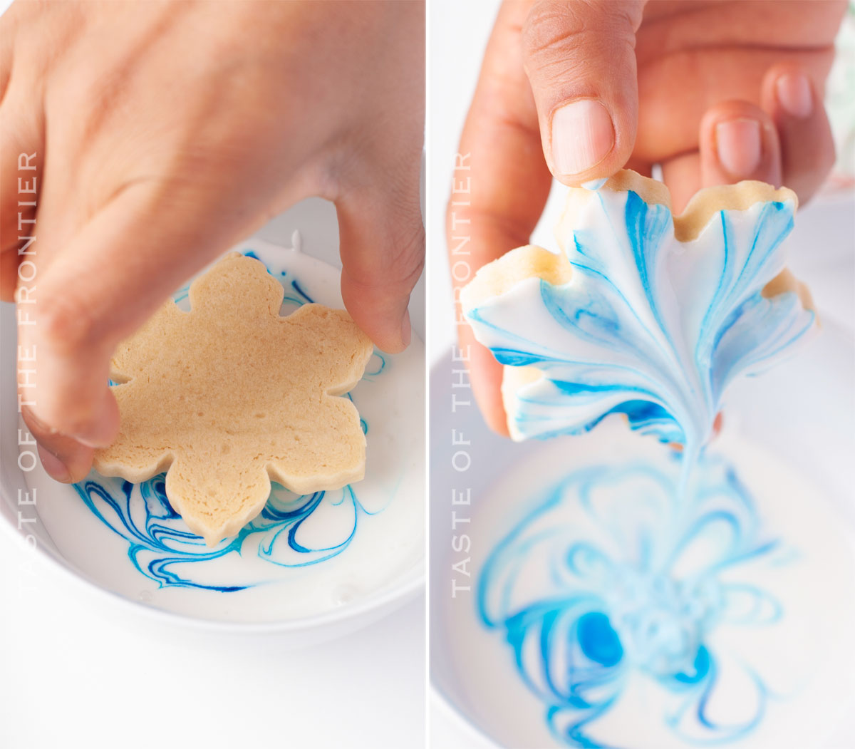 how to decorate Marble Cookies
