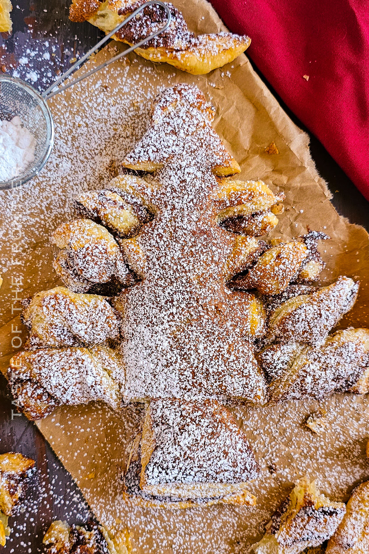 Nutella Christmas Tree, AKA Nutella Puff Pastry