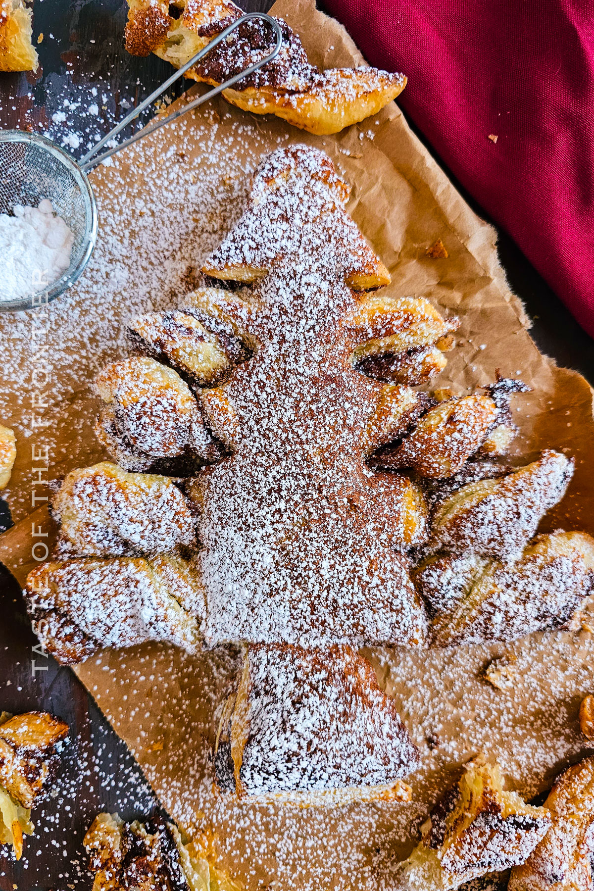 Nutella Christmas Tree, AKA Nutella Puff Pastry recipe